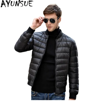 

AYUNSUE Winter Jacket Men Duck Down Jacket Men Ultralight Korean Coat Men's Down Jacket Mens Clothing Kurtka Zimowa KJ323
