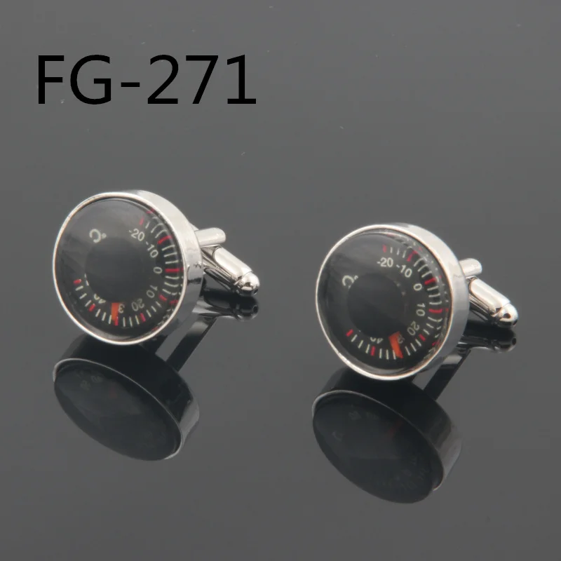Men's accessories Fashion cufflinks Free Shipping:High quality for men FIGURE 2018Cuff Links Thermometer Wholesales | Украшения и