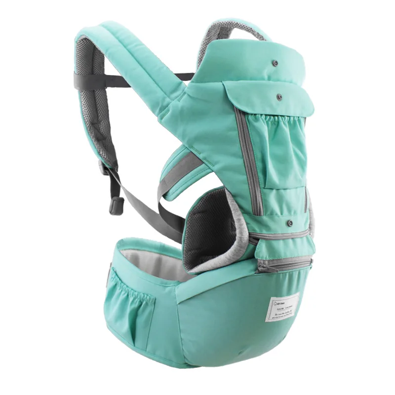 AIEBAO Baby Hipseat Рюкзак Mochila дышащие Эргономичные рюкзаки-кенгуру для тазобедренного сустава Детский костюм на лямках, Обёрточная бумага слинг