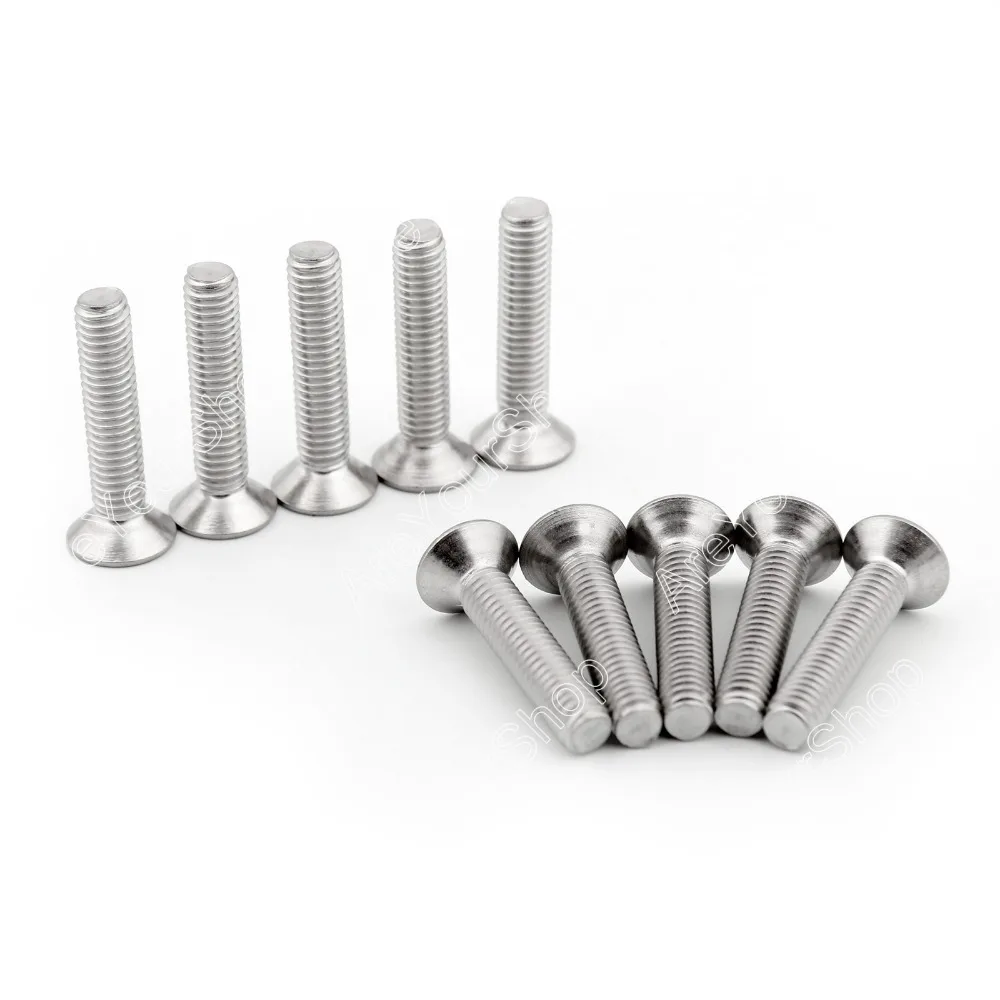 

Areyourshop M3 Length 30mm Allen Hex Socket Countersunk Flat Head Screws 50Pcs/100Pcs/200Pcs Bolts M