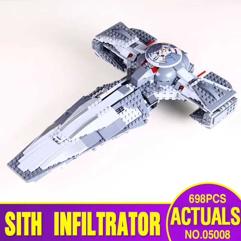 STAR WARS font b LEPIN b font 05008 689pcs The Force Awaken Sith Infiltrator Building Block