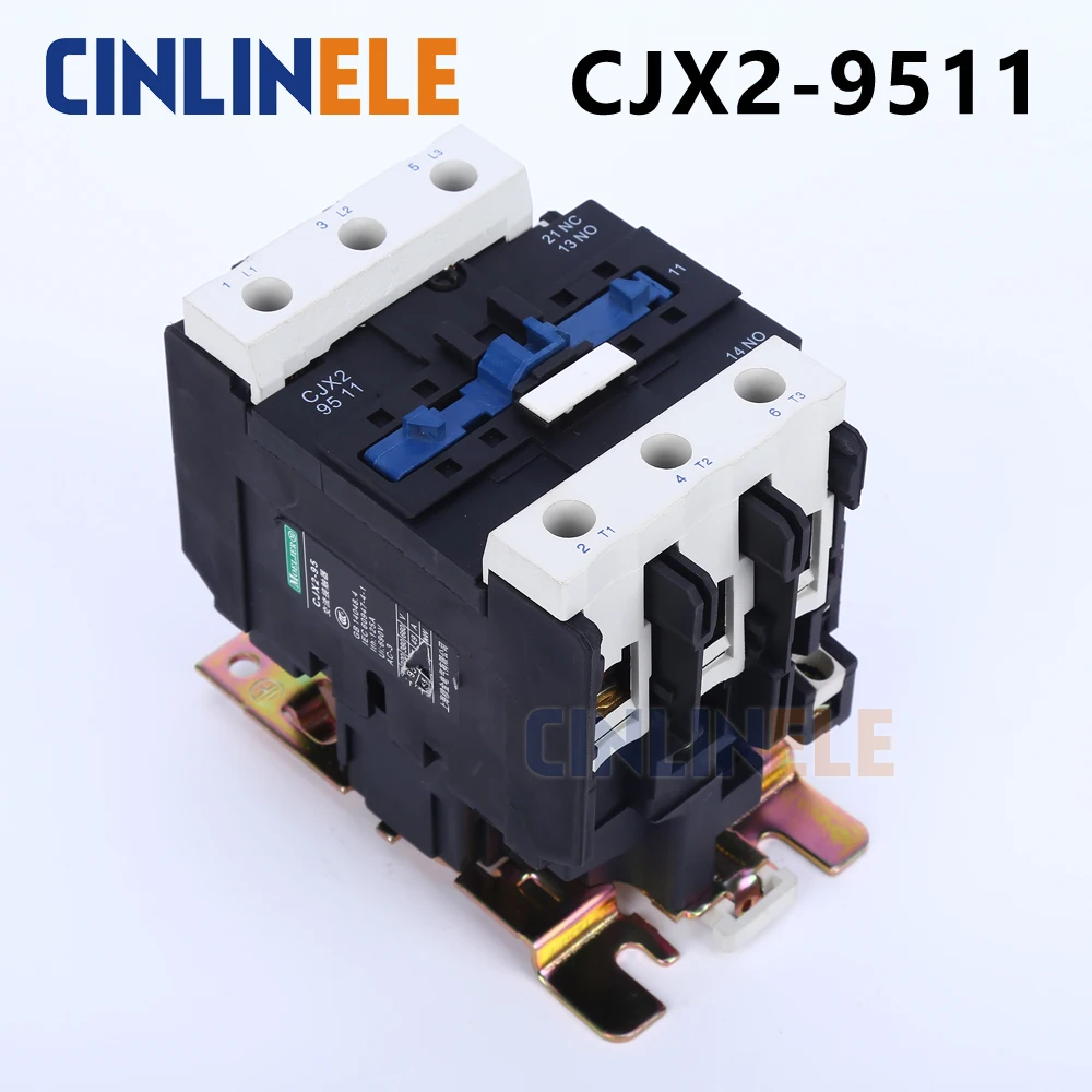 Контактор CJX2 9511 80A переключатели LC1 AC напряжение контактора 380 V 220 110 использование