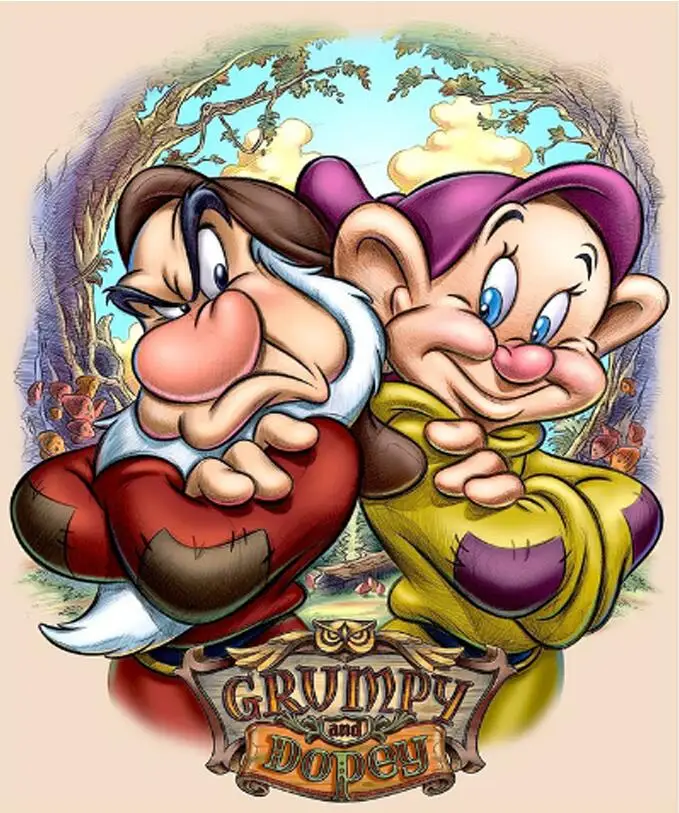 grumpy dopey