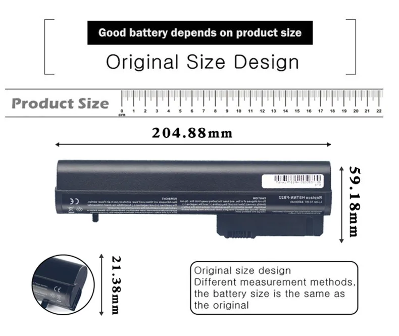 Аккумулятор для ноутбука HP 2533t EliteBook 2530p 2540p Hp Compaq Business Notebook 2400 2510p NC2400 6