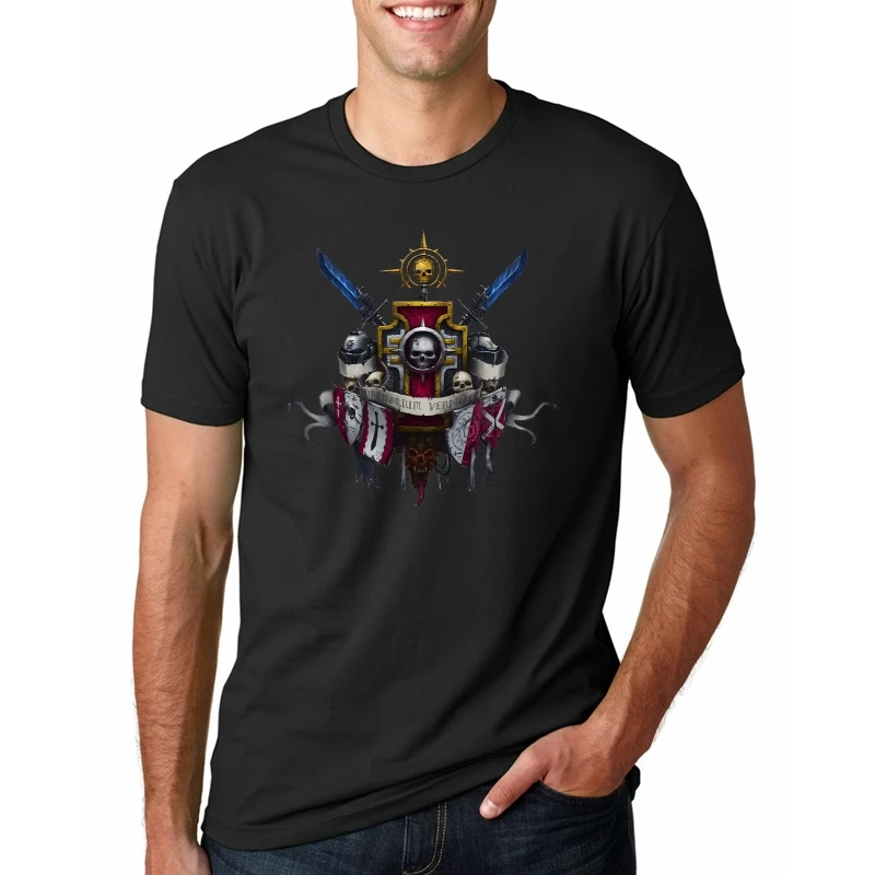 

Custom Family T Shirt Artwork of warhammer 40k Mens Cotton Short Sleeve Clothes Fashion 2017 Adult T Shirt Dress Plus Size