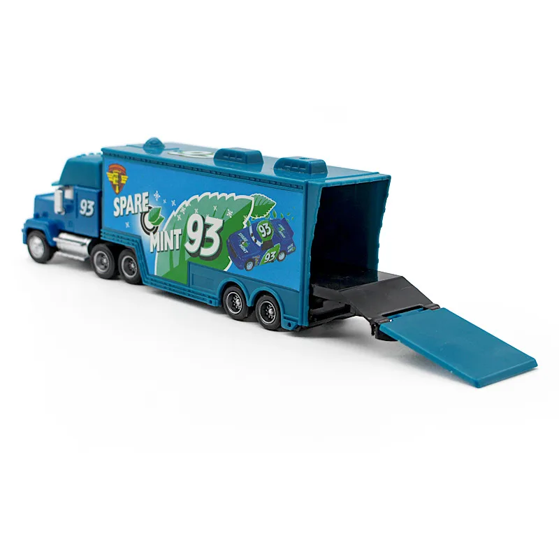 Дисней Pixar Cars Lightning McQueen 2 шт. No.93 запасной мятный Mack грузовик и гонщик