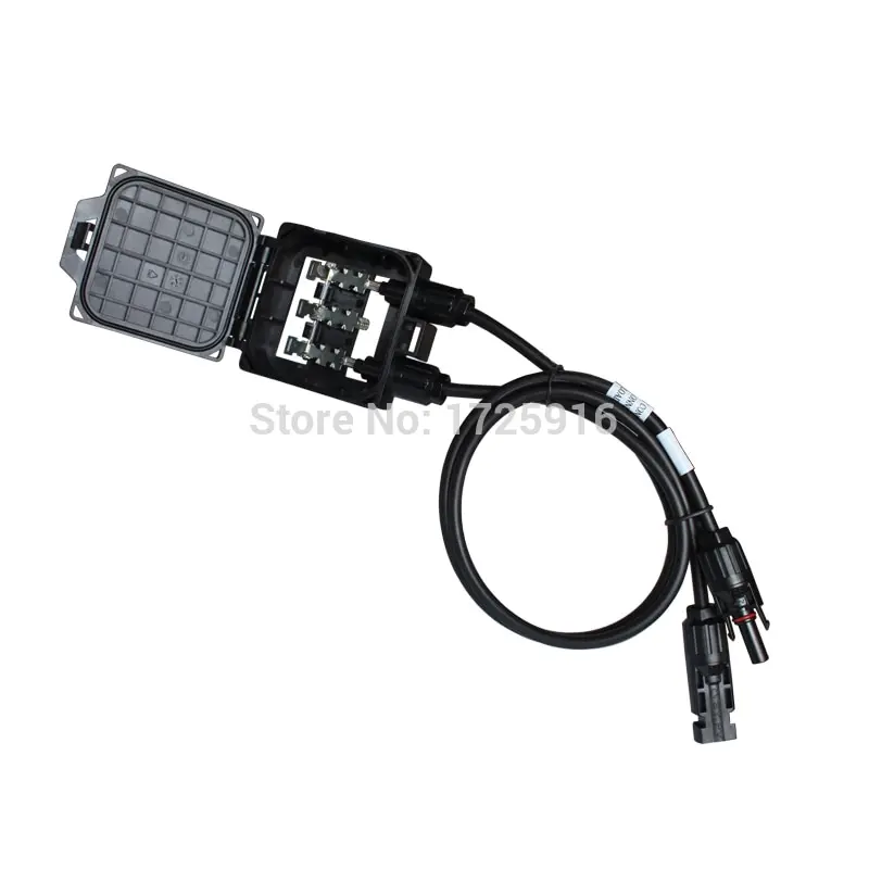 50 шт./лот водонепроницаемый IP67 3 рельсы 2 диодный solar PV распределительной коробки для солнечной панели