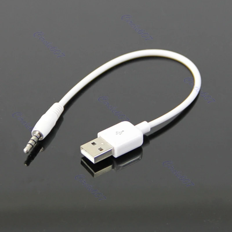 

USB 3.5mm Data Sync Charging Cable Adapter for Apple iPod Shuffle 2nd #221
