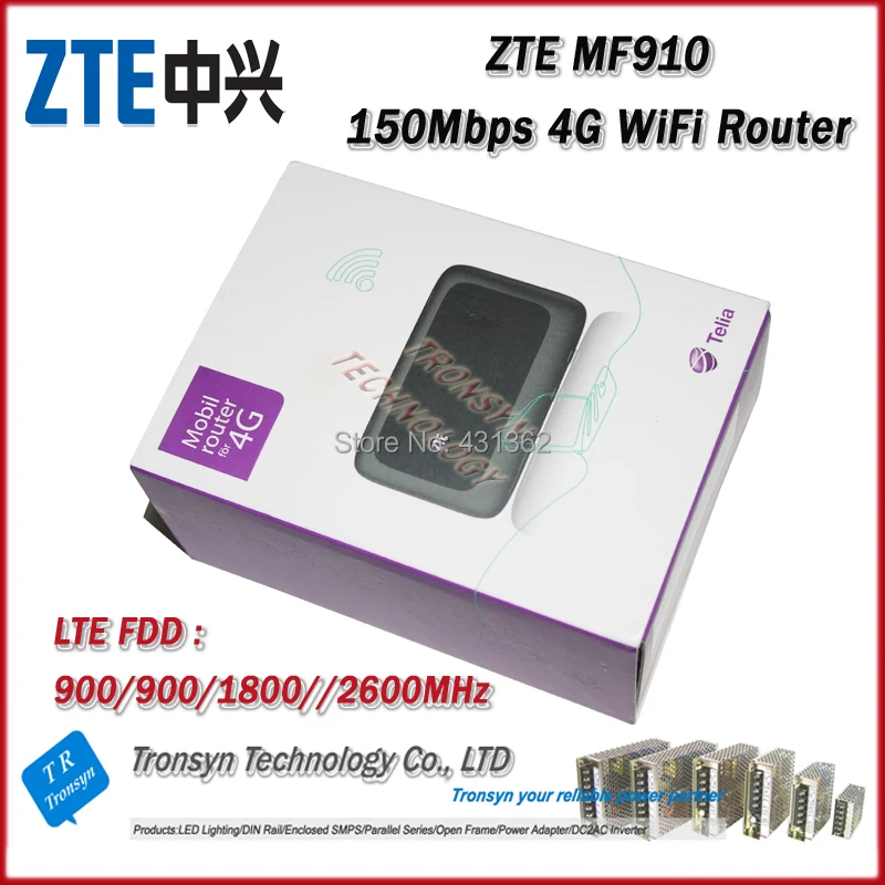 Горячая Распродажа Новый Оригинальный разблокированный 150 Мбит/с ZTE MF910 4G Wi Fi