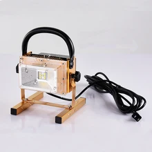 Светодиодный перезаряжаемый переносной прожектор 35-40 Вт Кемпинг путешествия аварийная AC зарядка лампа с алюминиевым радиатором 3 способа высокой яркости на открытом воздухе