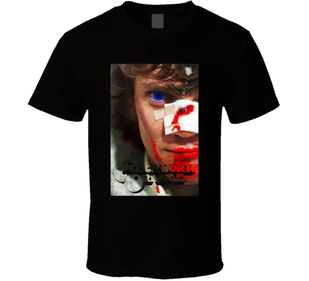 

A Clockwork Orange Alex Malcolm McDowell Kubrick Classic Movie Fan T Shirt Cool Casual pride t shirt men Unisex New Fashion