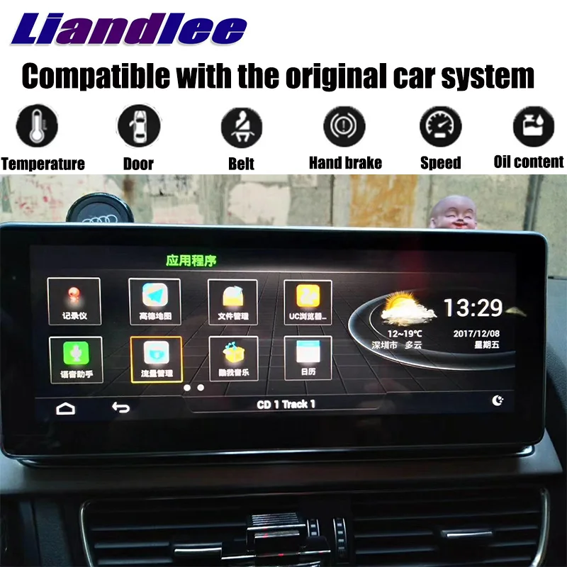 Автомобильный мультимедийный плеер Liislee NAVI 10,2" Android для Audi A4 A4L B8 8K 2009~ CarPlay адаптер Радио Стерео gps 4G навигация