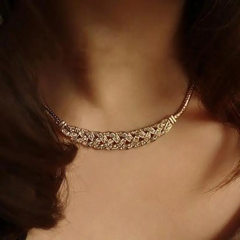 

chocker crystal necklace statement collier femme jewelry women accesorios choker necklaces & pendants fashion 2017 free