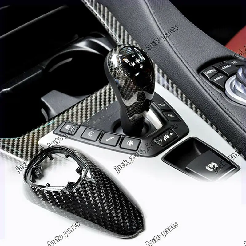 

Real Carbon Fiber Gear Shift Knob Cover Fit for BMW M2 M3 M4 M5 M6 X5M X6M 2014+