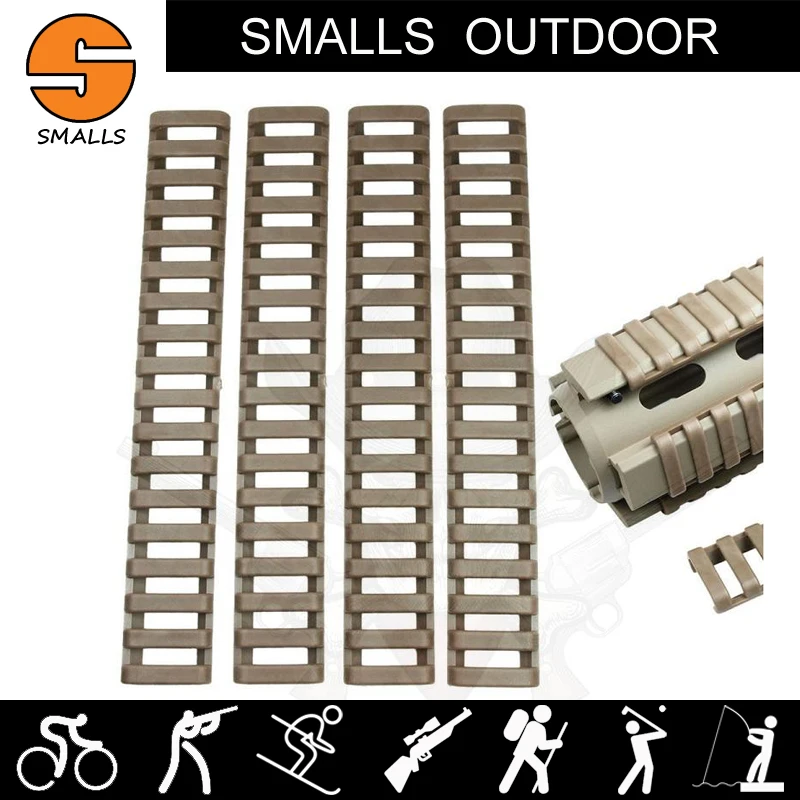 

ar15 accessories airsoft hunting gun accessories rubber Ladder Rail Cover SET B TYPE for rifle scope