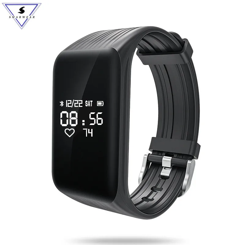 

2018 Fitness Tracker K1 Smart Wristband Real-time Heart Rate Monitor Long Time 1 Week Waterproof Bracelet For Andriod Ios Phone