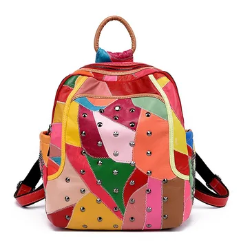 

2018 rucksack women backpack women bagpack sac a dos femme travel rivet backpack back bag school backpack bags for teenage girls