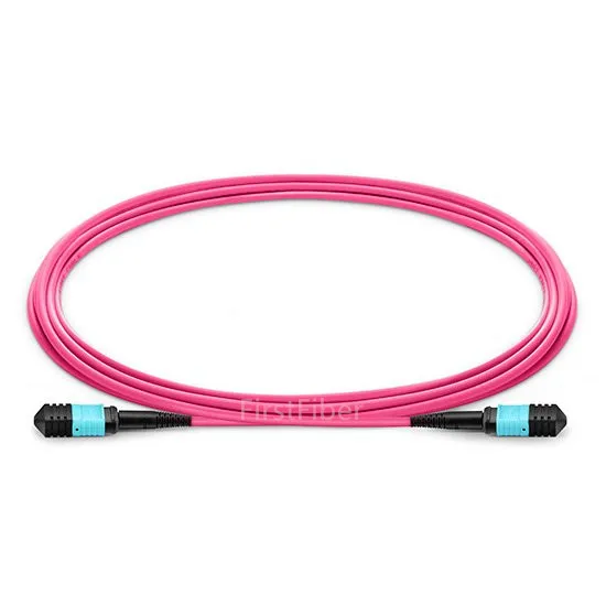 

10m MPO Fiber Patch Cable OM4 UPC Female to Female 12 Cores Patch Cord 12 Fibers OM4 50/125 Multimode Trunk Cable