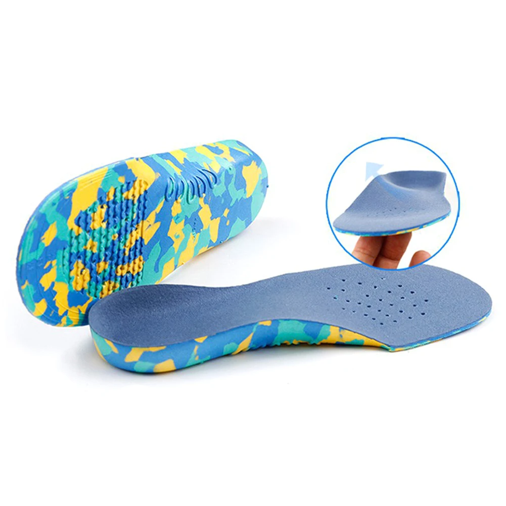 

EVA Suede Kids Children Flat Feet Arch Support Insoles Orthotic Orthopedic Shoe Inserts S M L XL XXL Shoes Insole