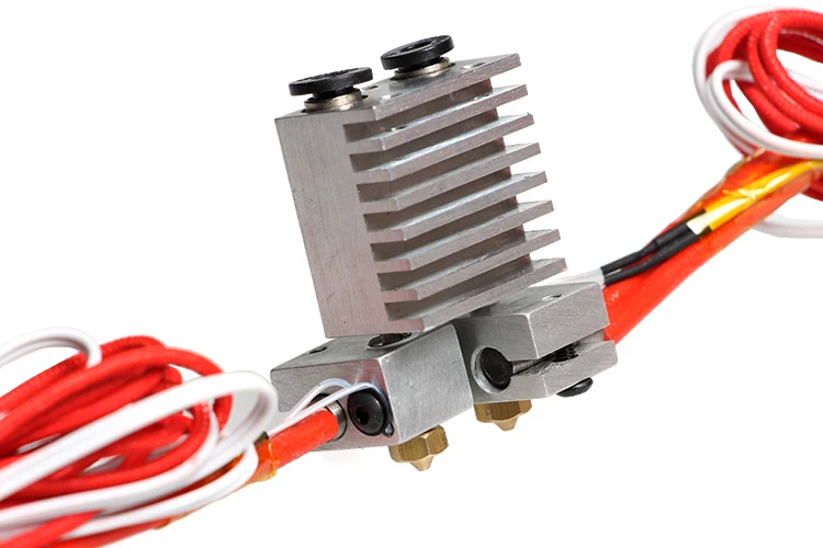 3DSWAY 3D-принтеры 2 в 2 из Hotend комплект Химера Dual Head Multi-штранг-прессования междугородние экструдер для 0,4 мм/1,75 мм