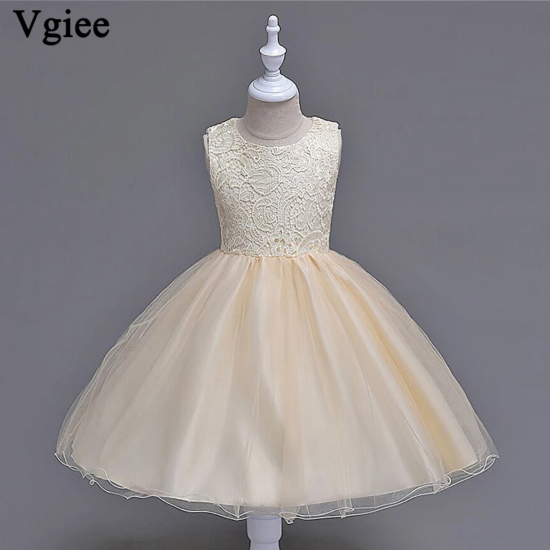 

Vgiee Kids Dresses for Girls Christmas Princess Party Sleeveless Flower Girl Dresses for Weddings Children Dress 2019 CC058