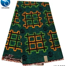 LIULANZHI африканская восковая ткань африканский батик ткань на заказ принт хлопок воск ткань продукт 6 ярдов/партия YL1219-1235
