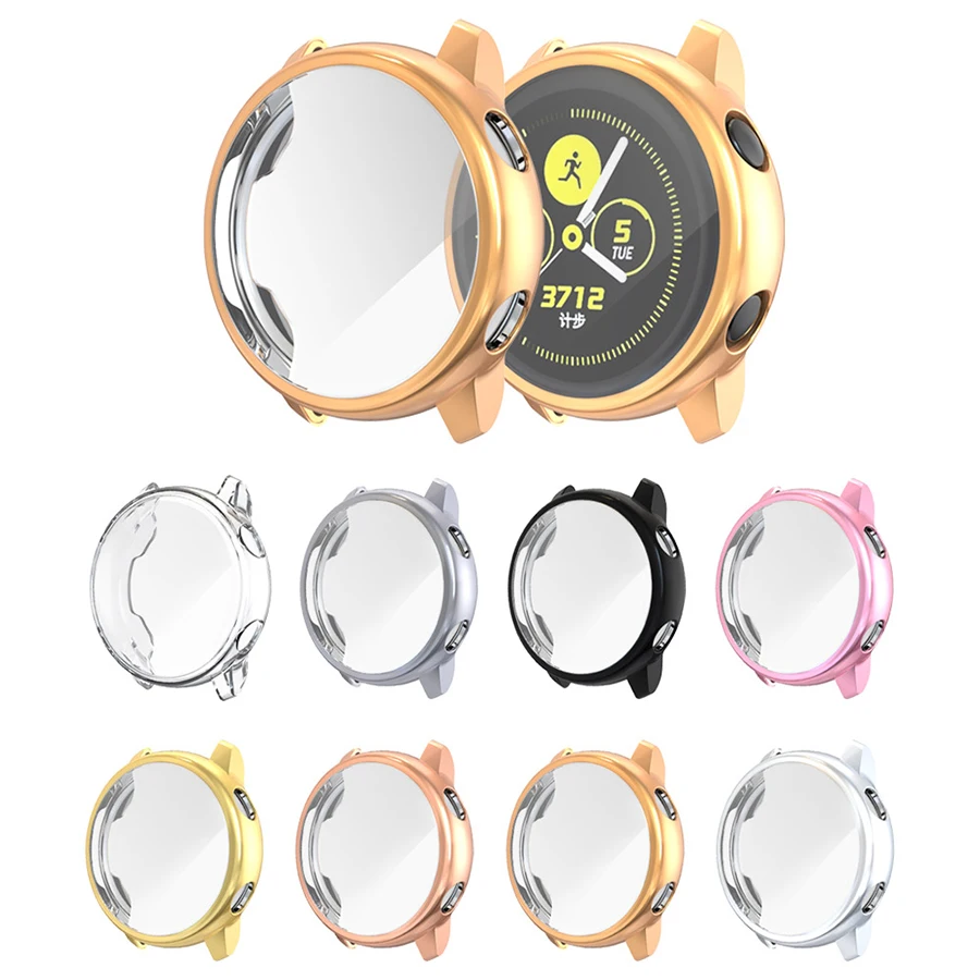 

Case for Samsung Galaxy Watch Active Soft TPU All-Around Cover Shell Frame Protector Case for Galaxy Active 40mm