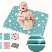 Pudcoco Детский водонепроницаемый матрас лист протектор пеленания колодки для кровати путешествия