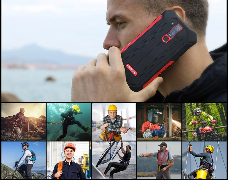 Ulefone Armor 6 IP68 IP69K Android 8,1 смартфон 6," Helio P60 6G+ 128G Face ID Беспроводная зарядка прочный водонепроницаемый мобильный телефон