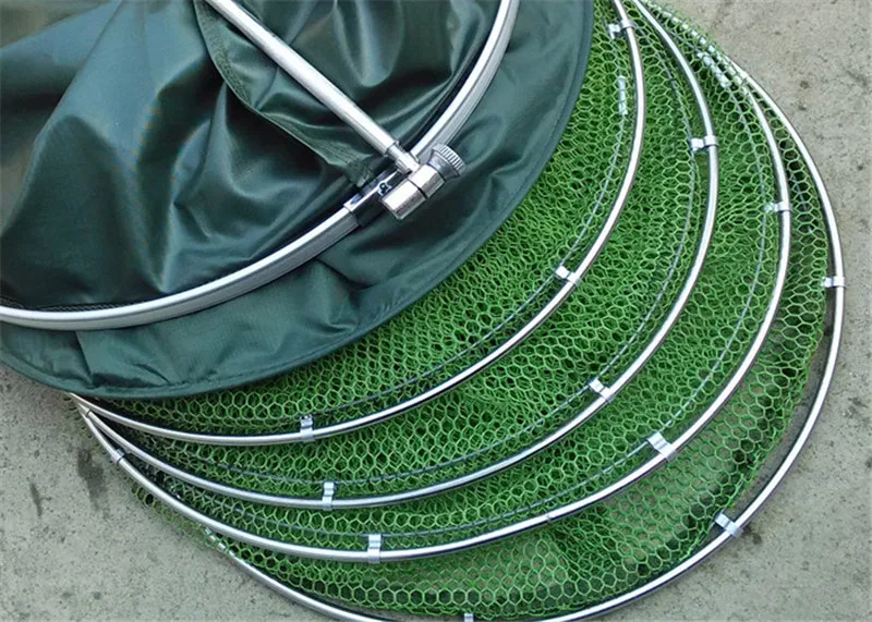 Double Stainless Steel Rings 5 Layers Collapsible Fish Care Net Folding