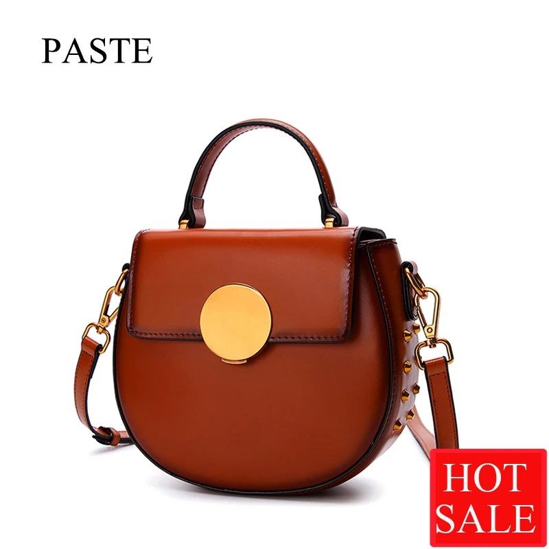 

PASTE 8P3060 Female cowhide Totes Women Leather Shoulder bag Messenger Bags lady Satchel bag fashion Handbags Crossbody bags
