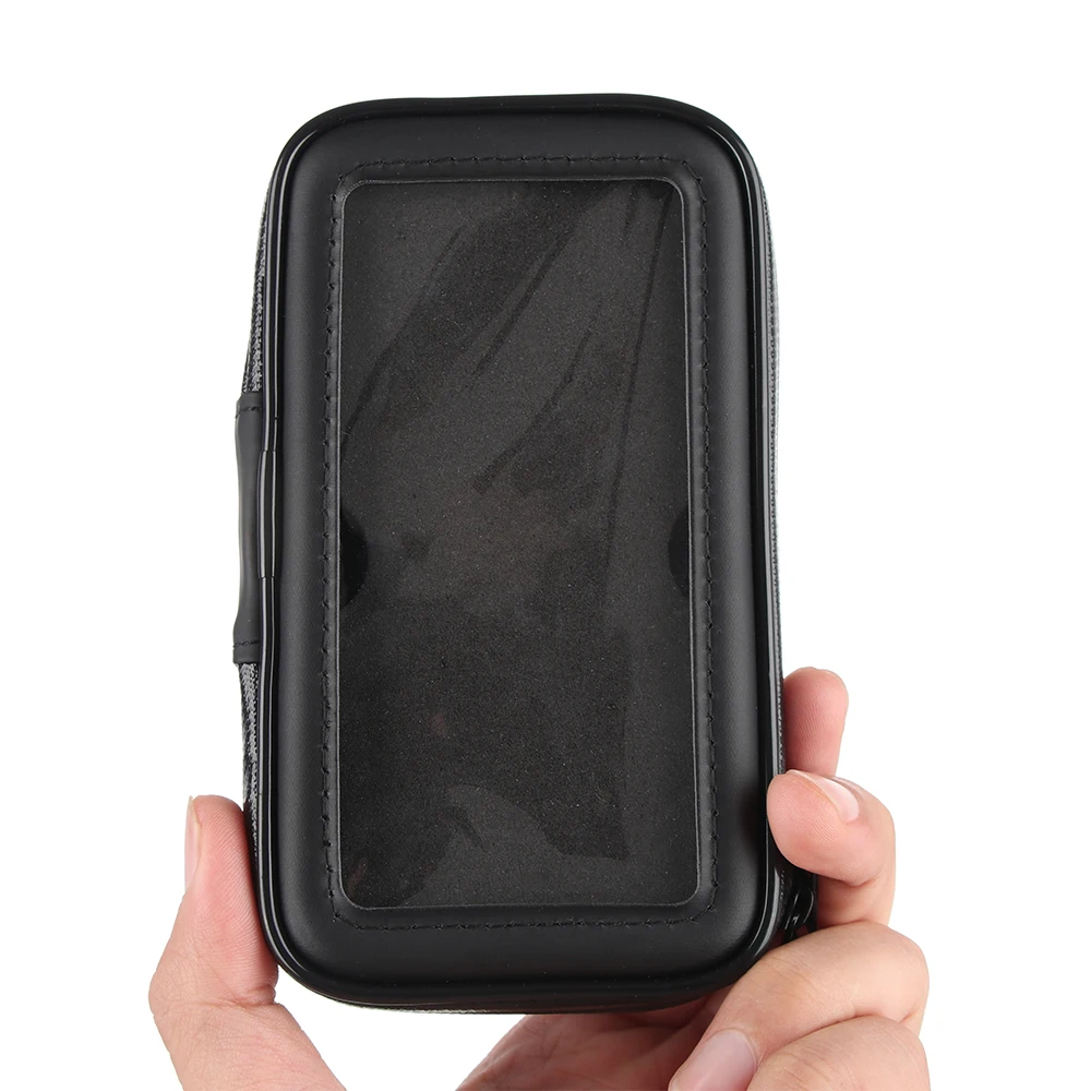 360 Degree Portable Durable Scooter Handlebar Stand Bracket Waterproof Phone Case Cellphone Bag Bicycle Motorcycle Phone Holder