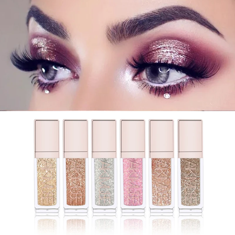 Buy AIKIMUSE Liquid Glitter Eyeshadow Makeup Metallic