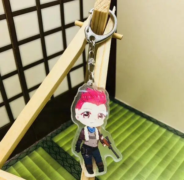 Fort Night Battle Royale Acrylic Model Toys Fortnight Game Accessories Action Figure Metal Fortress Night Keychain Xmas Gifts