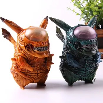 

Anime Figurine Yellow & Blue Color Q Version Action Figure Cosplay Alien PVC Collection Model Toy