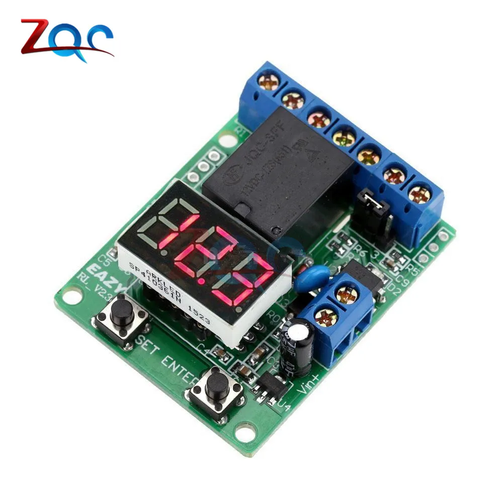 DC 12V светодиодный цифровой контроль релейного переключателя плата модуль модуля