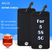 

Grade AAA Quality Screen For Iphone 5G 5C 5S LCD Display Touch Screen Digitizer Assembly Relpacement White Black Ecran Free Tool