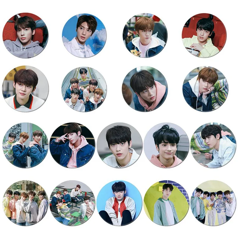 

1pcs 2019 Kpop TXT Album Badge Brooch Pins Collection Badges For Backpacks Decoration