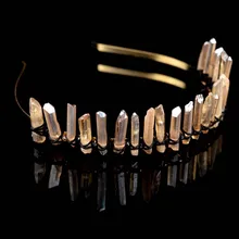 Halo Хрустальная корона сырой бледно-розовый кристаллический кварц Тиара для женщин натуральный камень головной убор свадебная корона свадебный головной убор фестиваль