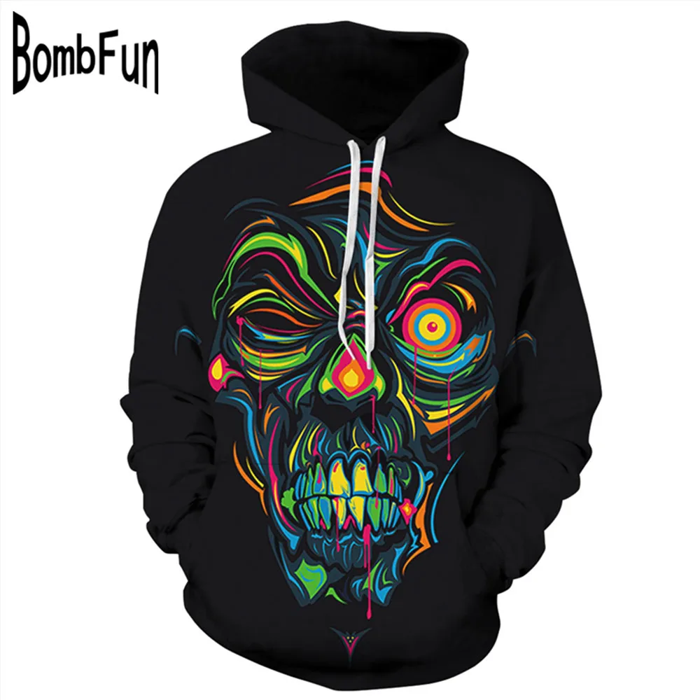 

2018 New Hoodies Men&Women Causal Style Sweatshirts 3D Print Hoodie Tracksuits Couple Fashion Streetwear Hip Hop Motorcycle Tops