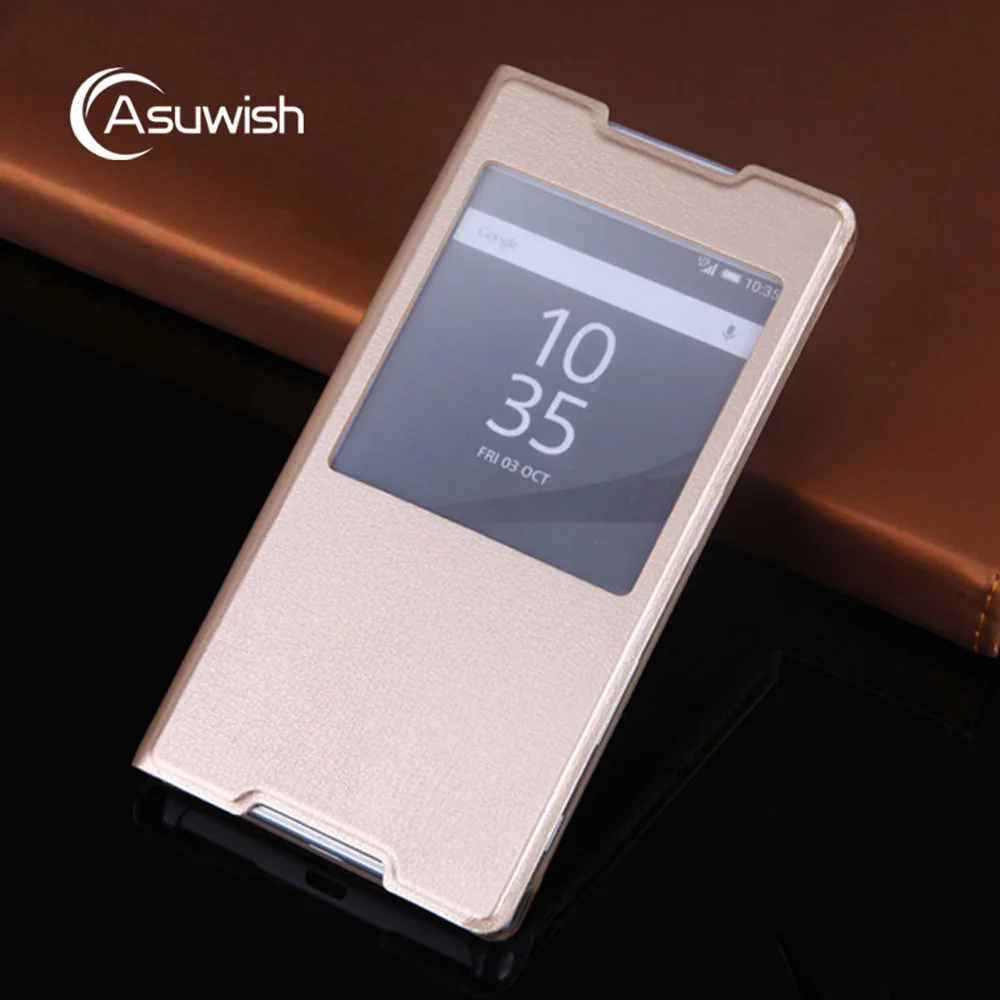 Кожаный чехол с откидной крышкой для Sony Xperia Z5 Z 5 SonyZ5 E6603 E6653 Dual E6683 E6633 2 дюймовые