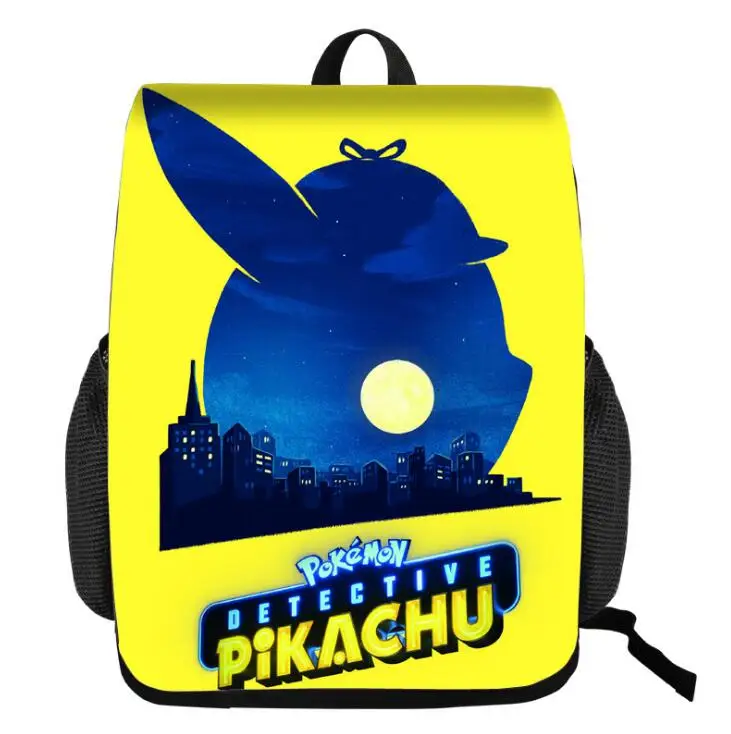 photo color 16 дюймов для мальчиков, аниме рюкзак Pokemon Pikachu с принтом, Детская сумка, школьные сумки для мальчиков и девочек, Детский рюкзак, сумка для книг - Цвет: photo color