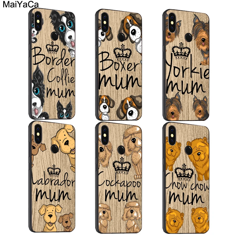 

MaiYaCa Labrador Yorkie Boxer Chow Mum Dog TPU Case For Xiaomi Redmi S2 6 6A 6pro 4X Note 5 Pro 5A 7 Mi 8 9 A2 Mix 2s Max 2 3 F1