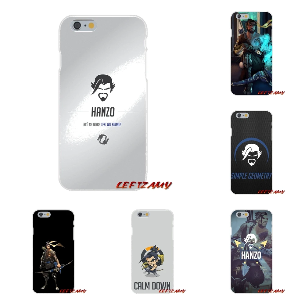 Для iPhone X 4 4s 5 5S 5C SE 6 S 7 8 Plus переиграть игру OW Hanzo аксессуары чехлы для телефонов |