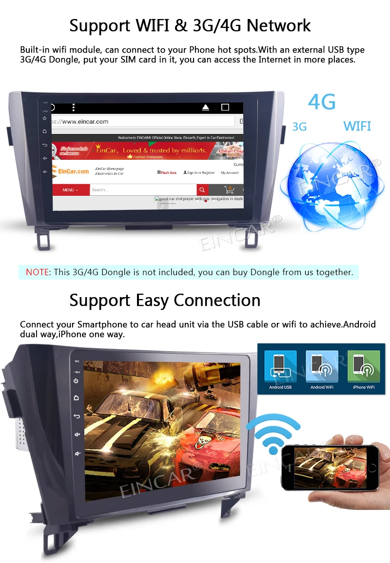 Clearance 2Din Android 7.1 Car Stereo for nissan Touch Screen Supports GPS Bluetooth Mirror Link Steering Wheel Control WiFi 3G 4G Network 4