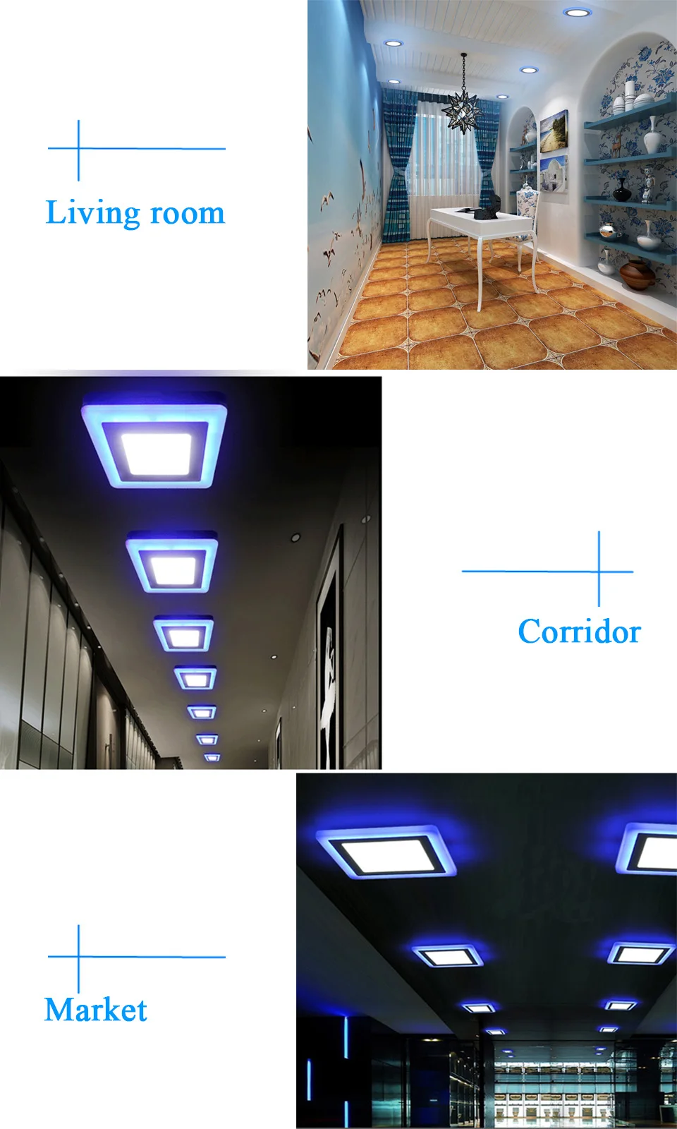1---double color panel light