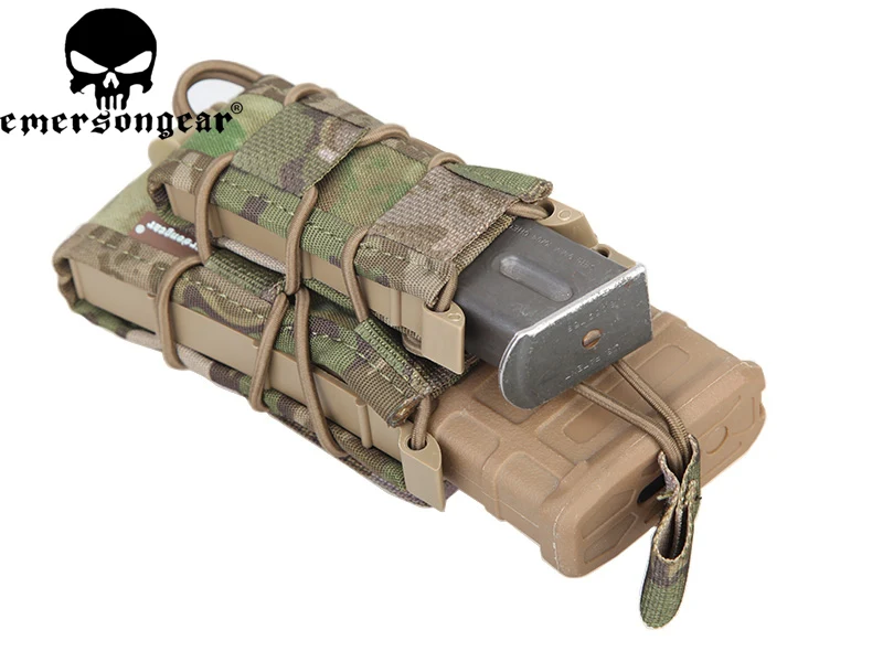 EMERSONGEAR двойной Decker Mag Чехол страйкбол Mag Чехлы Военная Emerson сумка Камуфляж MOLLE Mag держатель Койот коричневый черный