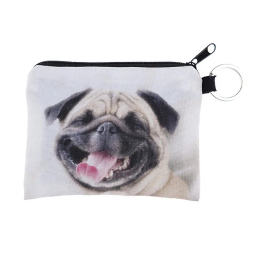 

1PC Popular Women printing Animal Coin Purse Zipper Bag child girls boys Mini Wallet Portable Handbag Money Change Bag Pouch