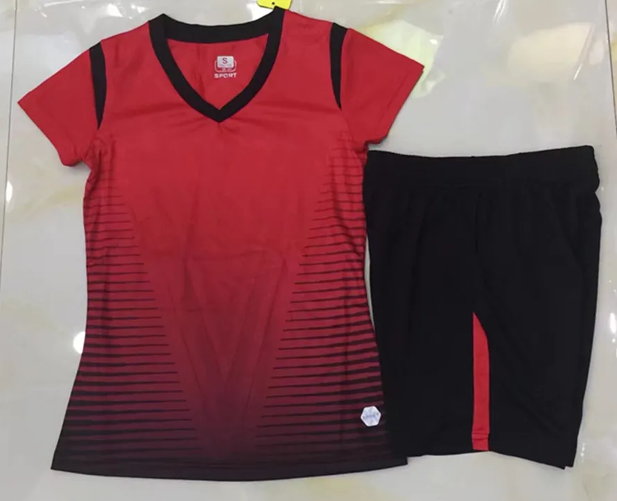 ZMSM женские футболки для футбола комплект с коротким рукавом в полоску Спортивная одежда на заказ тренировочный костюм Survetement Футбольная форма LB1604