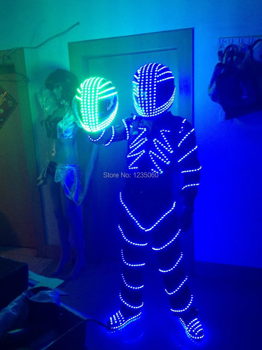 RGB LED костюм одежда праздничные вечерние светящиеся костюмы/Одежда для
